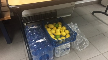 Лионцы подарили «Зениту» ящик лимонов