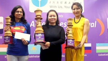 Чемпионка Казахстана по шахматам выиграла серебро на турнире в Индии