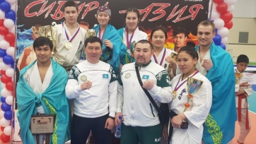 Каратисты из Казахстана завоевали три «золота» на турнире в России