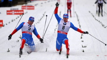 Лыжные гонки. Результаты мужской эстафеты на этапе Кубка мира