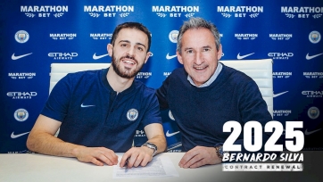 Бернарду Силва подписал новый контракт с «Манчестер Сити»