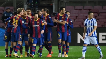 «Барселона» прервала беспроигрышную серию «Реал Сосьедада»