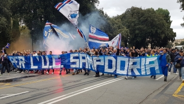 Фанаты «Сампдории» устроили акцию устрашения для руководства клуба
